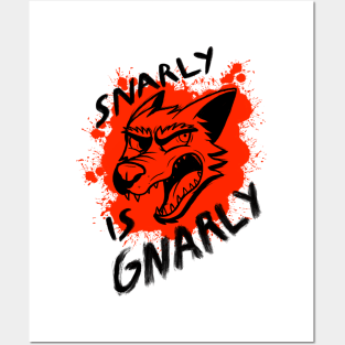 Snarly is Gnarly (light) Posters and Art